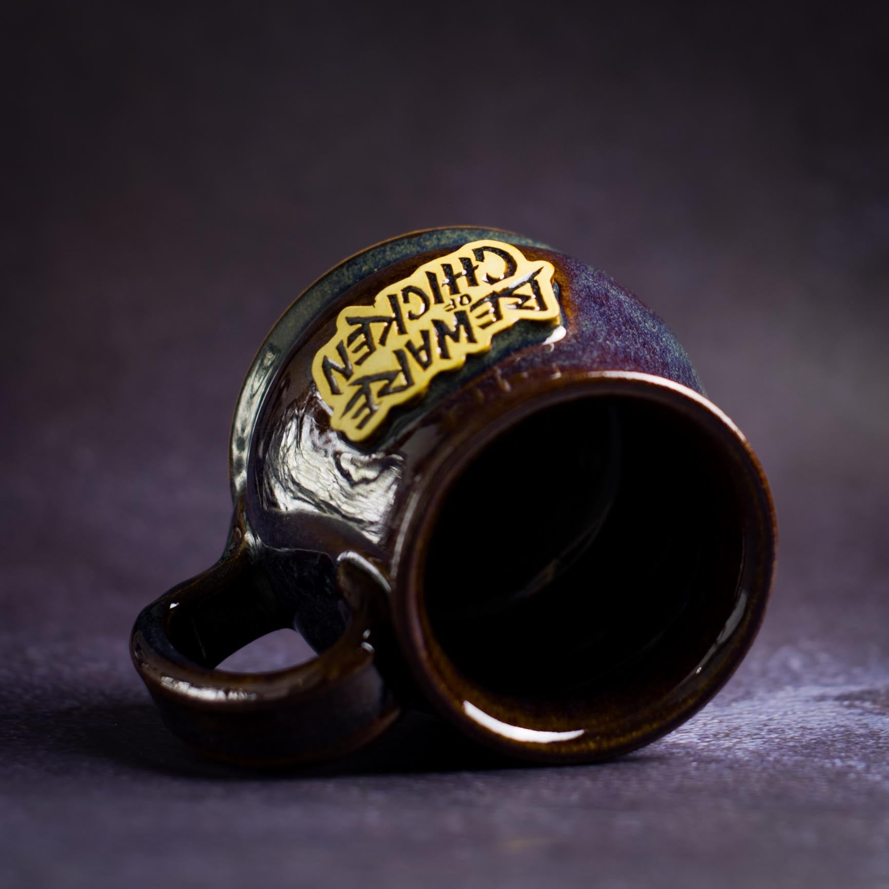 Beware Of Chicken Handmade Mug - Beware Of Chicken - The Merch Guild