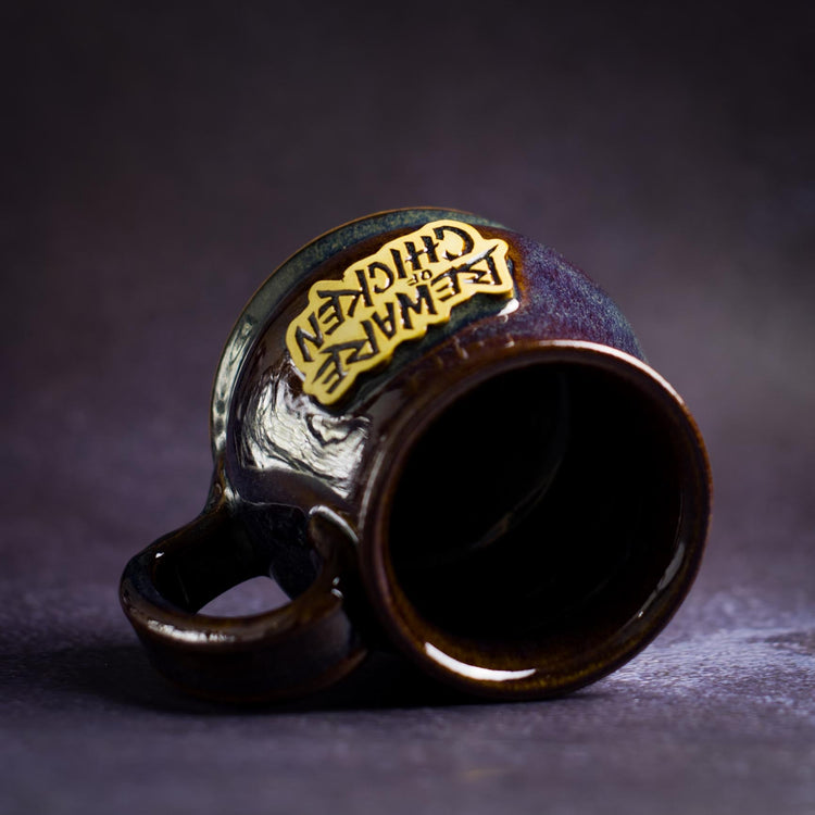 Beware Of Chicken Handmade Mug - Beware Of Chicken - The Merch Guild