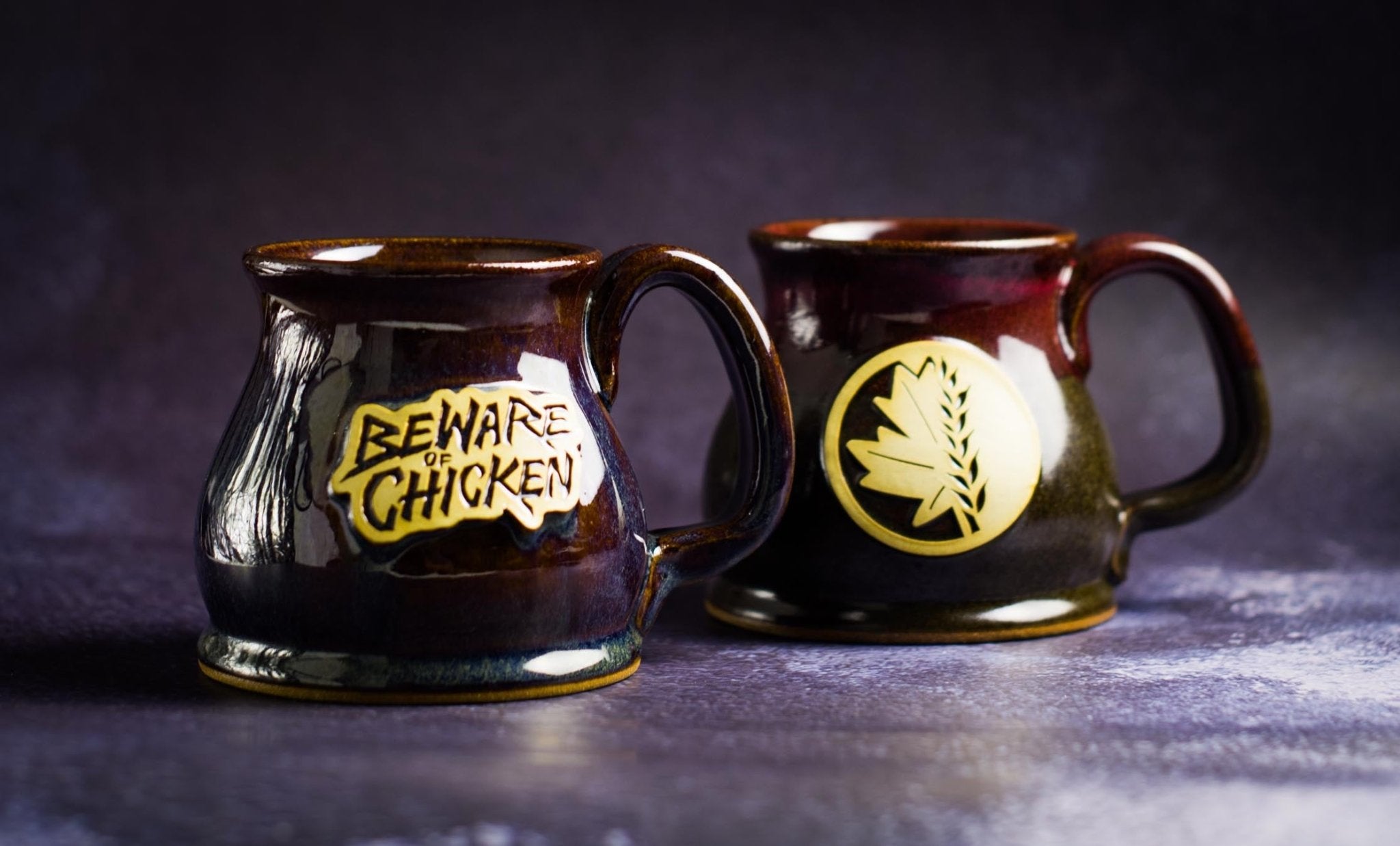Beware Of Chicken Handmade Mug - Beware Of Chicken - The Merch Guild
