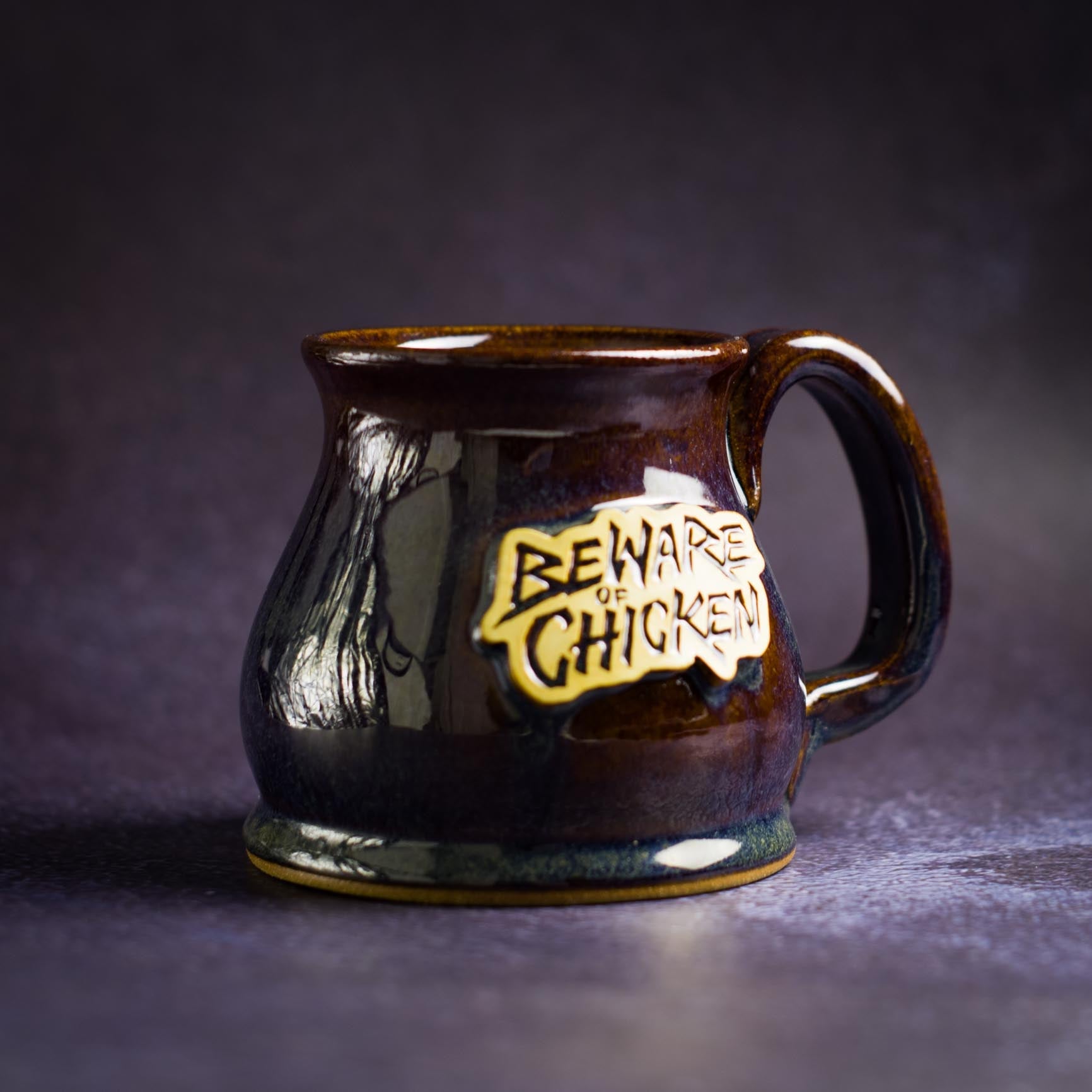 Beware Of Chicken Handmade Mug - Beware Of Chicken - The Merch Guild