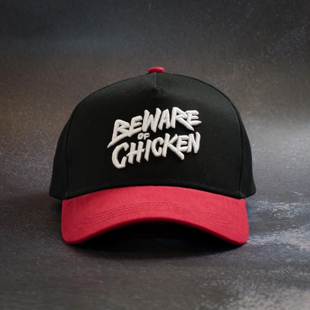 Beware Of Chicken Logo Baseball Cap - Beware Of Chicken - The Merch Guild