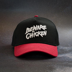 Beware Of Chicken Logo Baseball Cap - Beware Of Chicken - The Merch Guild