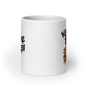 Bi De Wake Up Mug - Beware Of Chicken - The Merch Guild
