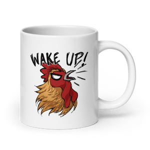 Bi De Wake Up Mug - Beware Of Chicken - The Merch Guild