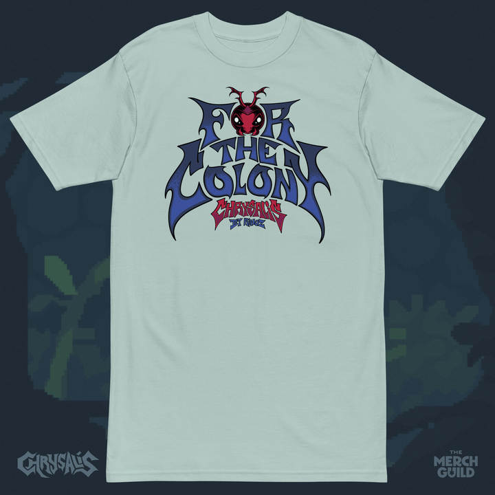For The Colony Tee — Agave / S — Chrysalis by RinoZ — The Merch Guild