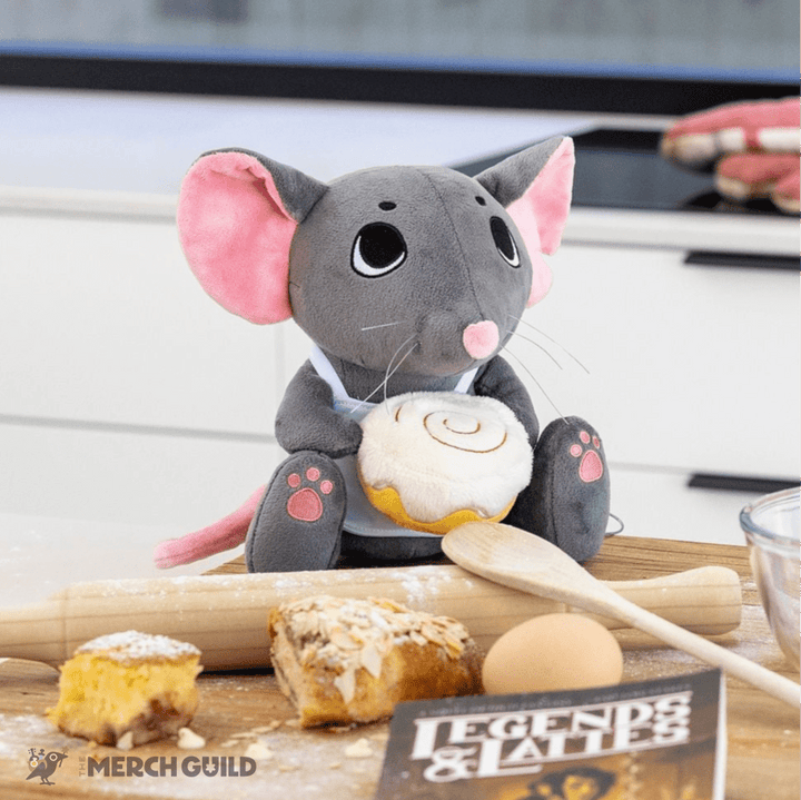 Thimble plush – Legends & Lattes collectible by Travis Baldree