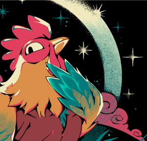 The Great Pillars Poster - Beware Of Chicken - The Merch Guild