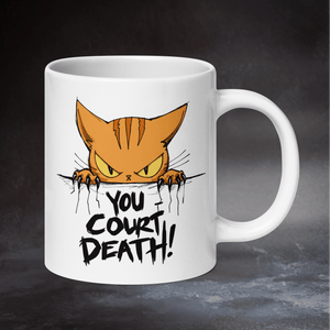 You Court Death Mug - Beware Of Chicken - The Merch Guild
