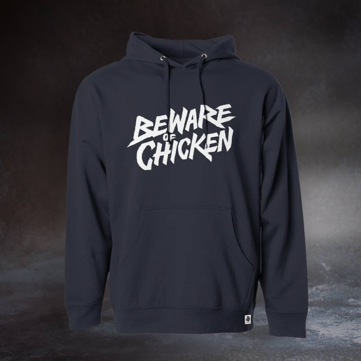 Beware Of Chicken Logo Hoodie