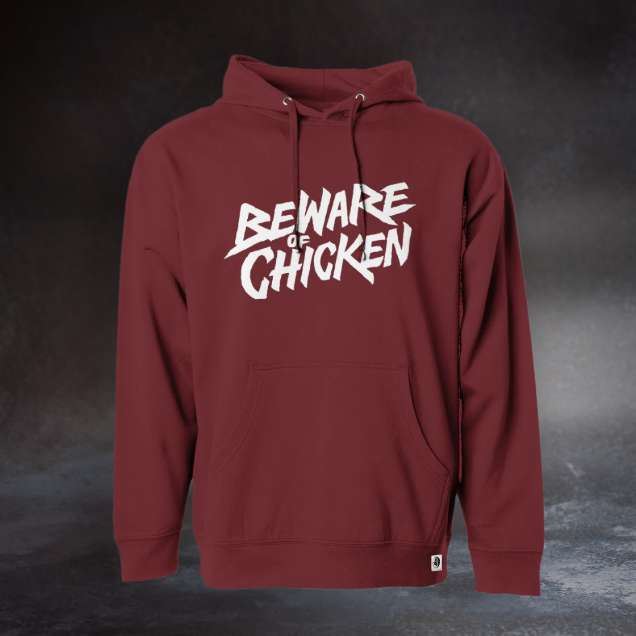 Beware Of Chicken Logo Hoodie