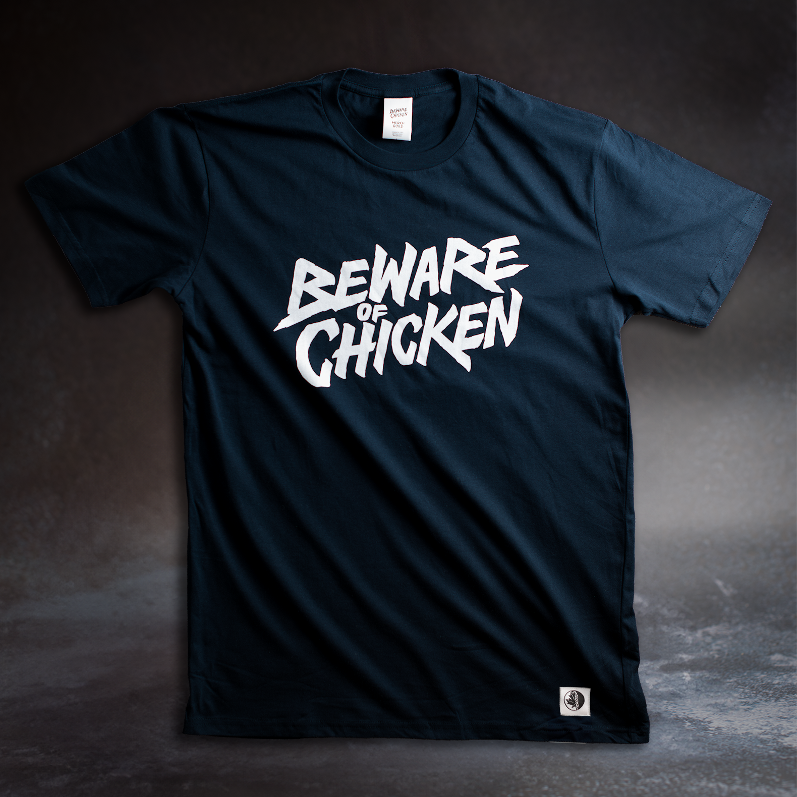 Beware Of Chicken Logo T-shirt