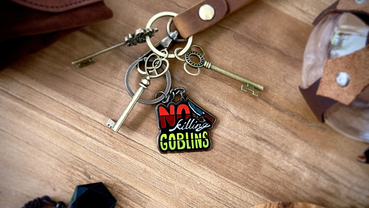 The Wandering Inn No Killing Goblins Keychain