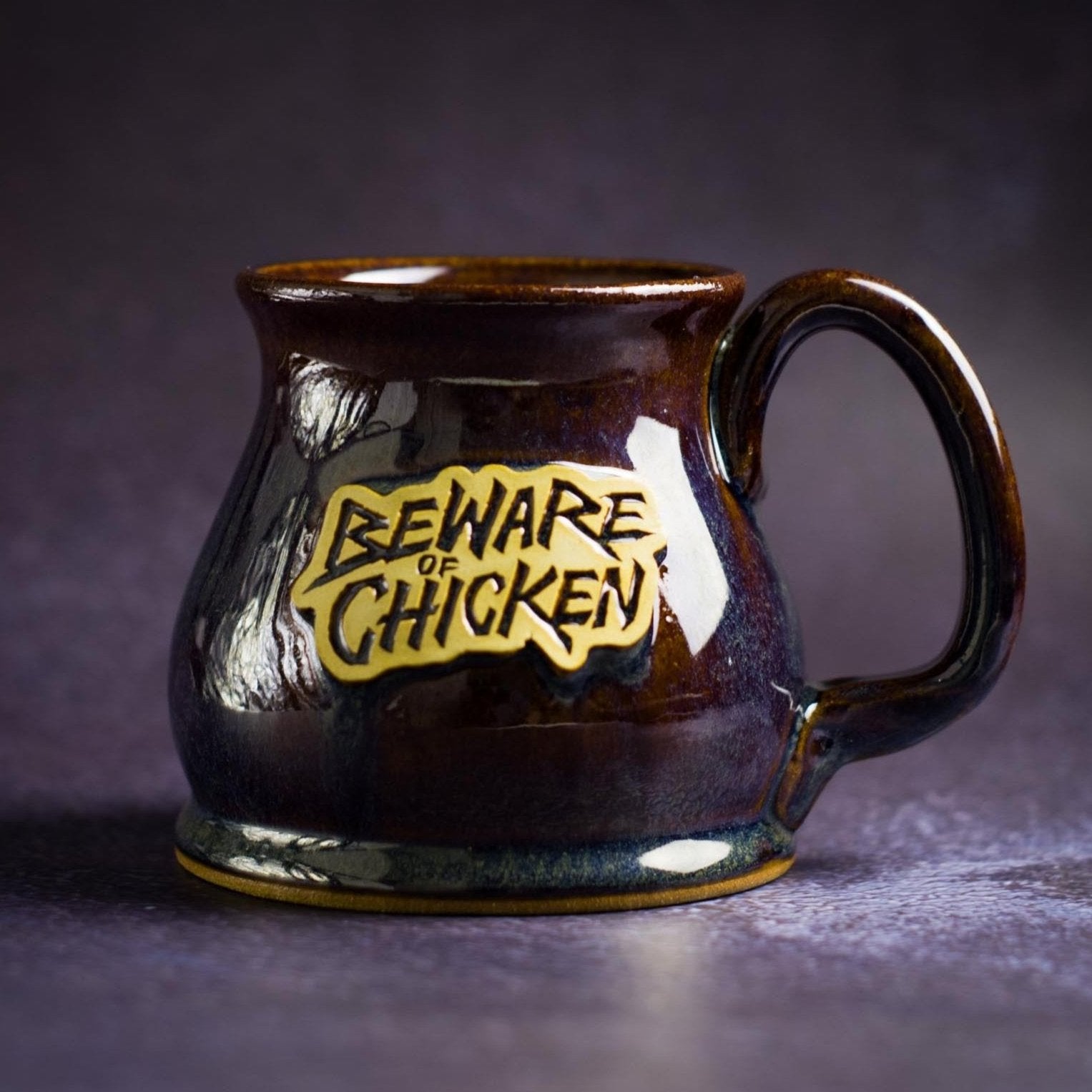 Beware Of Chicken Handmade Mug - Beware Of Chicken - The Merch Guild