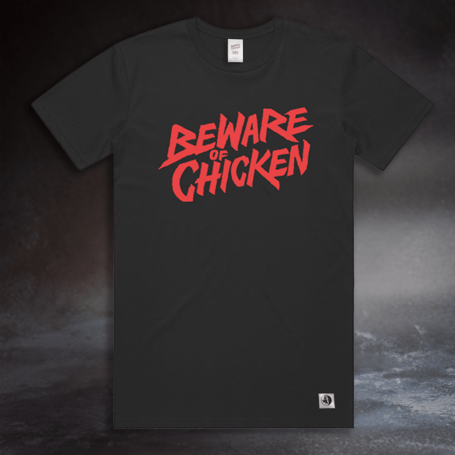 Beware Of Chicken Logo Tee - Beware Of Chicken - The Merch Guild