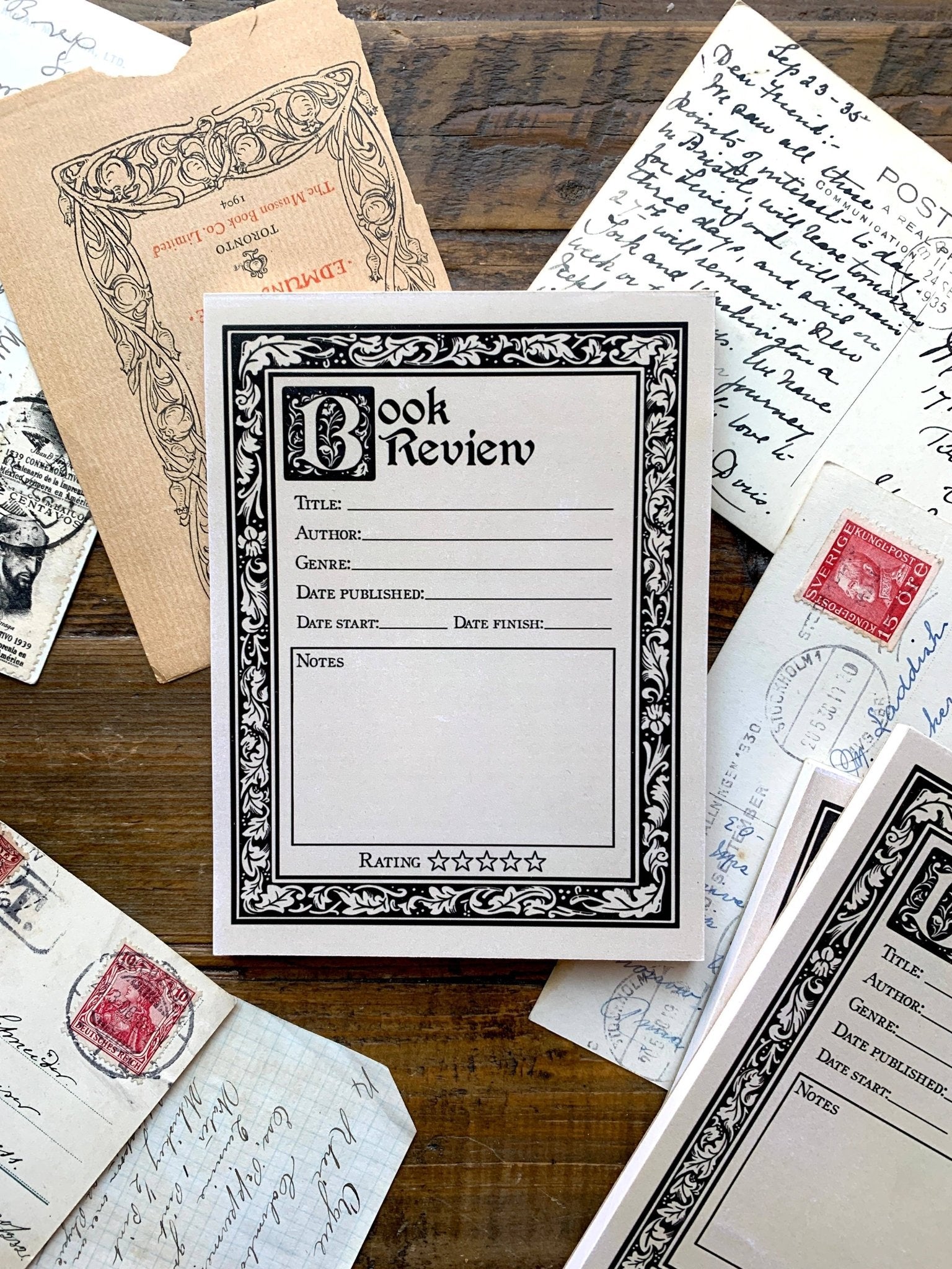 Book Review Notepad - The Merch Guild - The Merch Guild