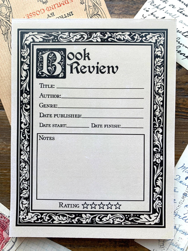 Book Review Notepad - The Merch Guild - The Merch Guild