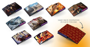 Illustrated endpapers