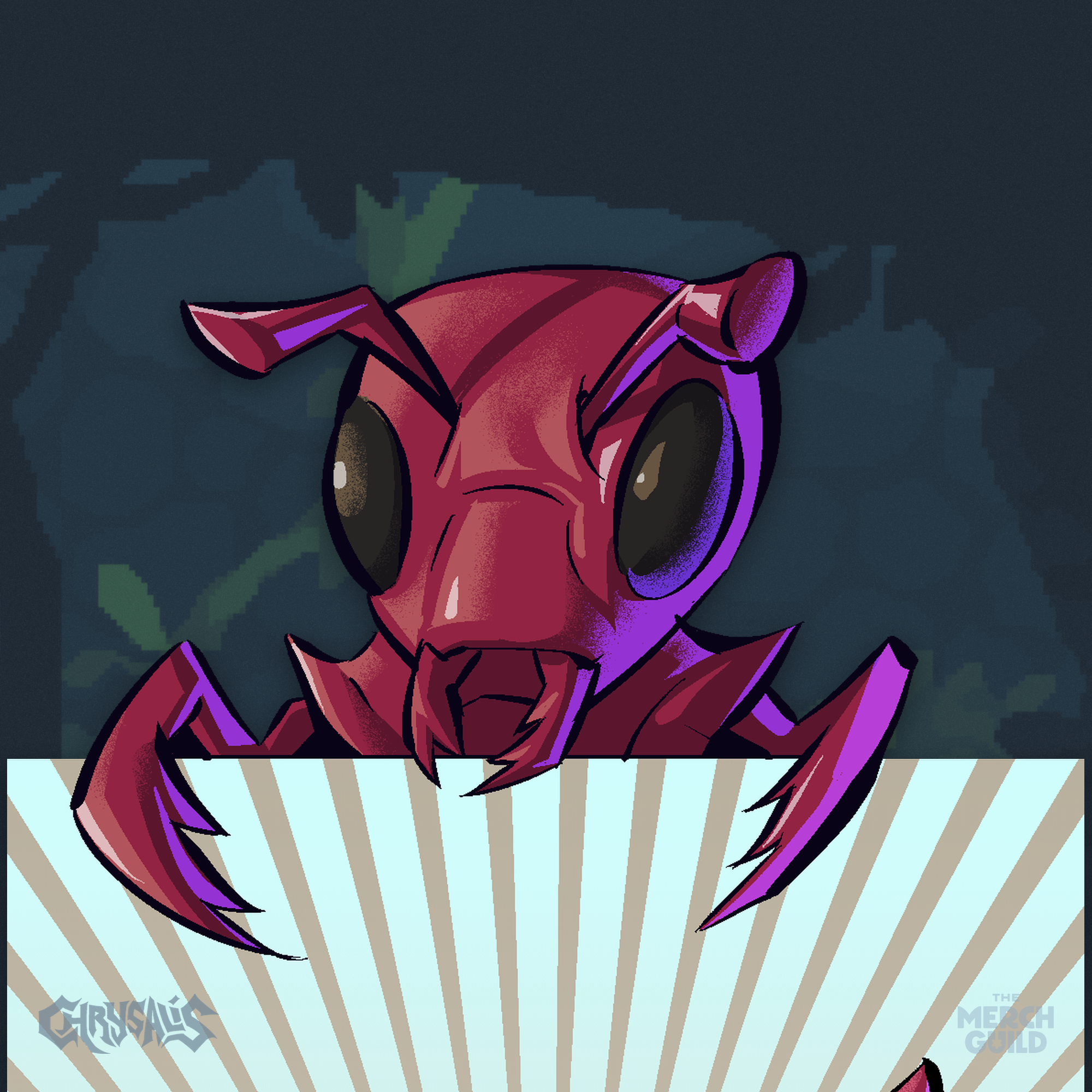 Chrysalis Bookmark — Anthony topper close-up — Chrysalis by RinoZ — The Merch Guild