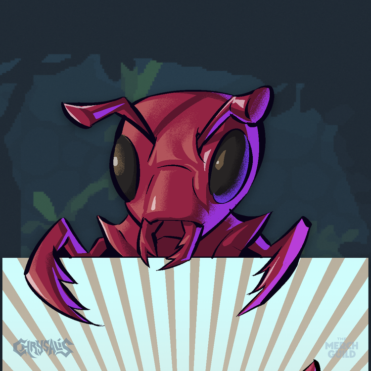 Chrysalis Bookmark — Anthony topper close-up — Chrysalis by RinoZ — The Merch Guild