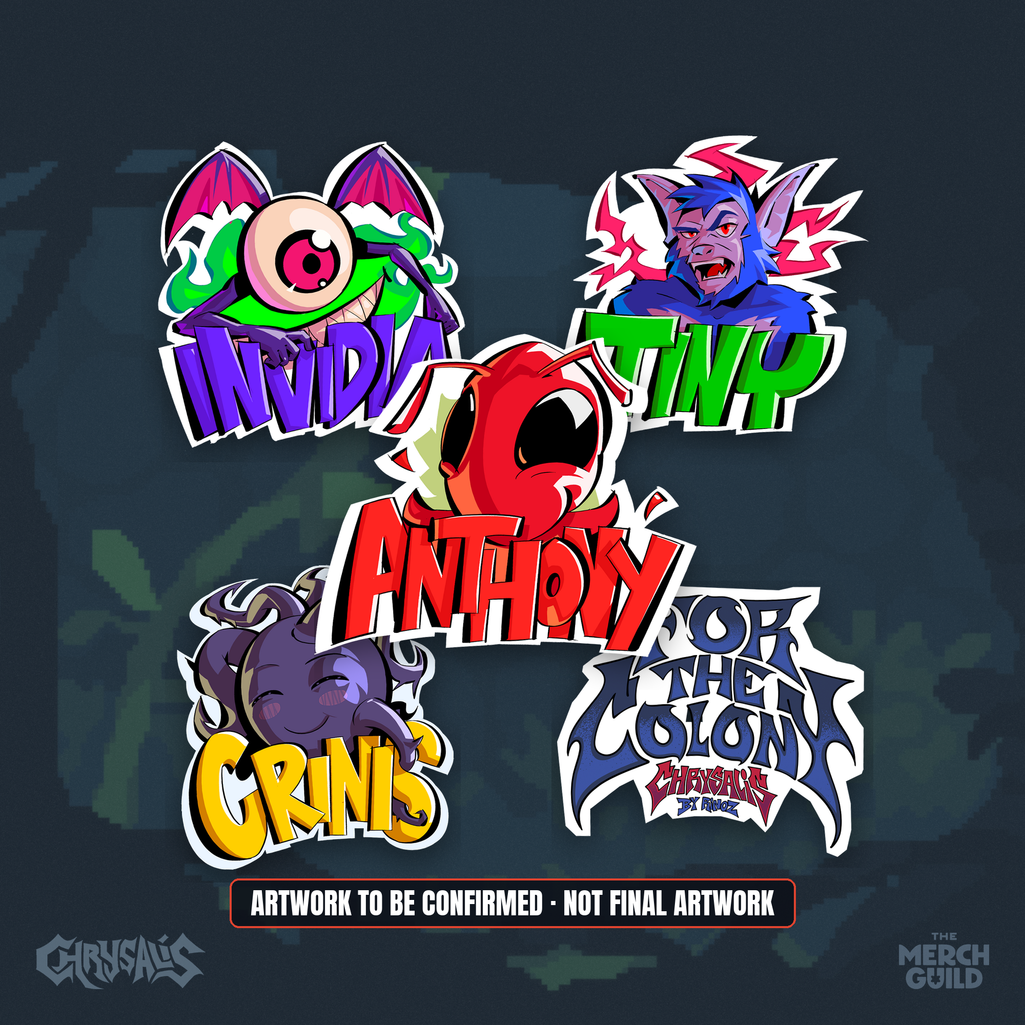 Chrysalis Sticker Set