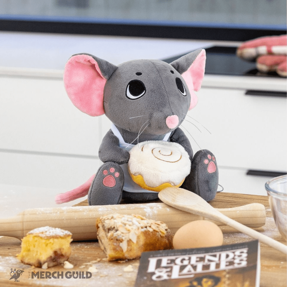 Thimble plush – Legends & Lattes collectible by Travis Baldree