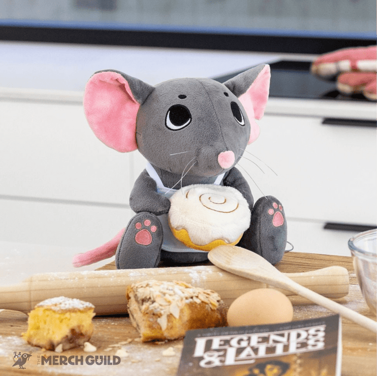 Thimble plush – Legends & Lattes collectible by Travis Baldree