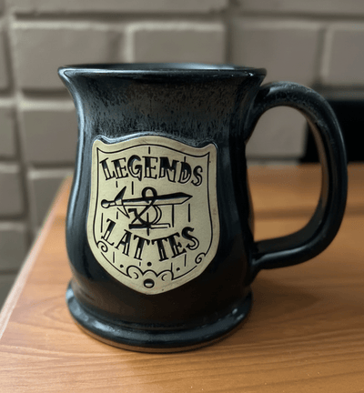 Legends & Lattes Handmade Mug