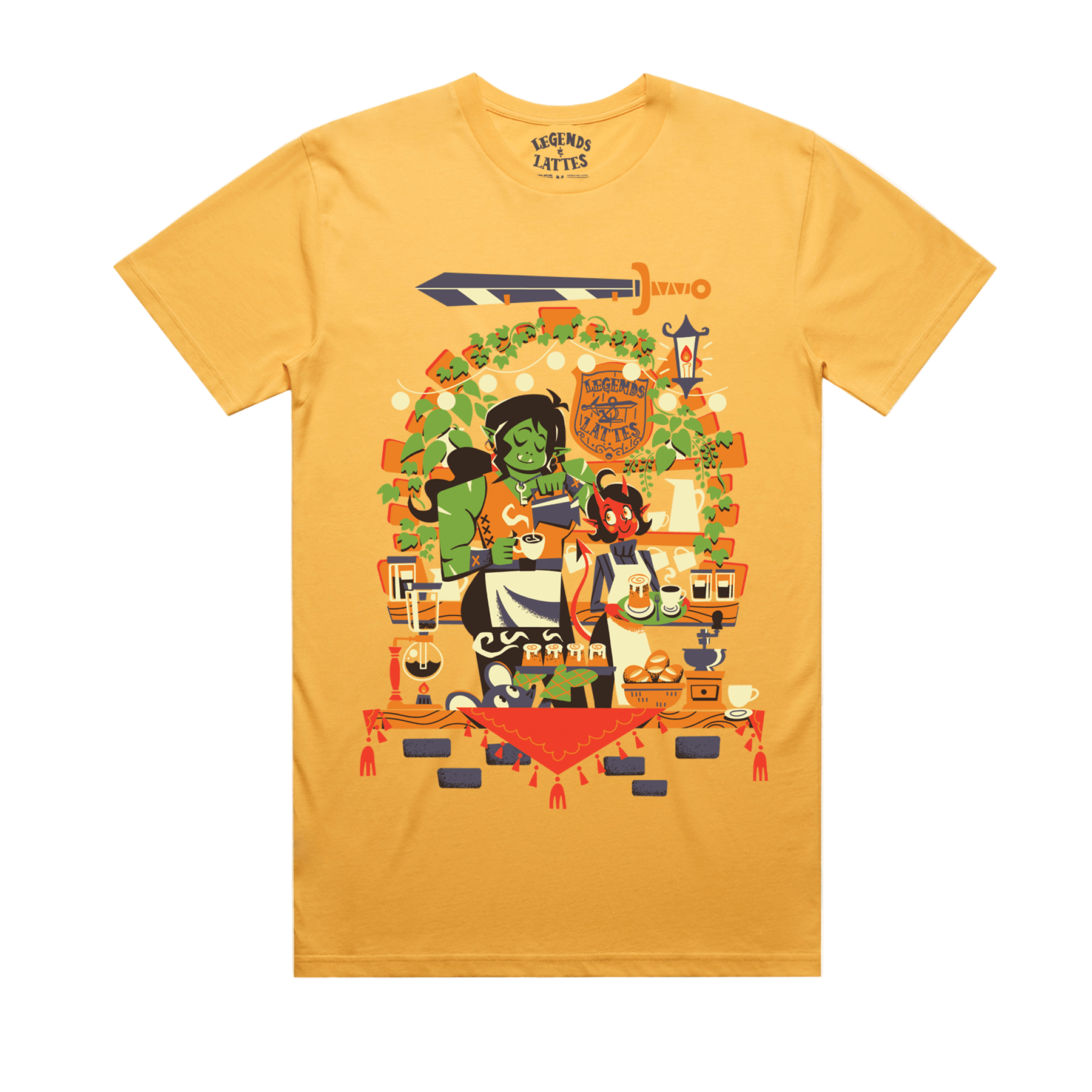 Legends & Lattes Tee - Legends & Lattes - The Merch Guild