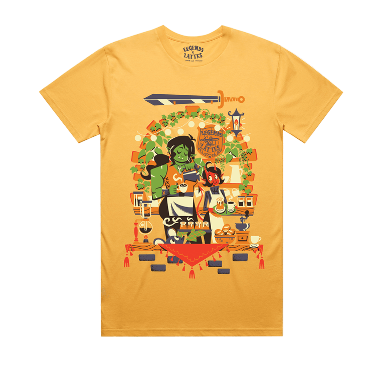 Legends & Lattes Tee - Legends & Lattes - The Merch Guild