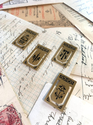 Set of 4 Brass Page Markers - The Merch Guild - The Merch Guild