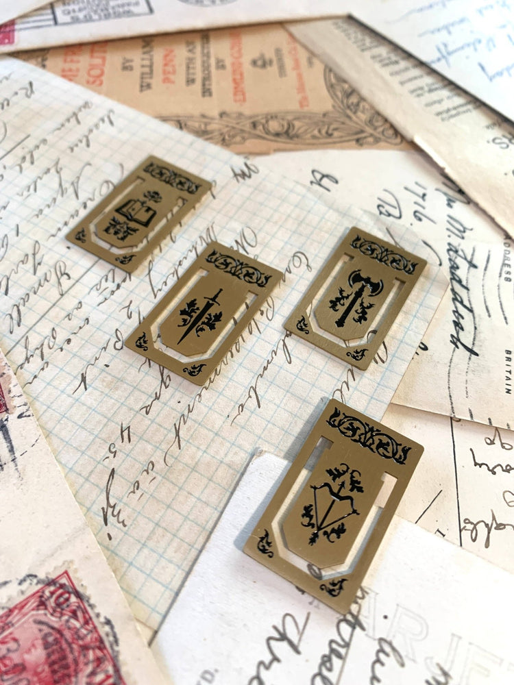 Set of 4 Brass Page Markers - The Merch Guild - The Merch Guild