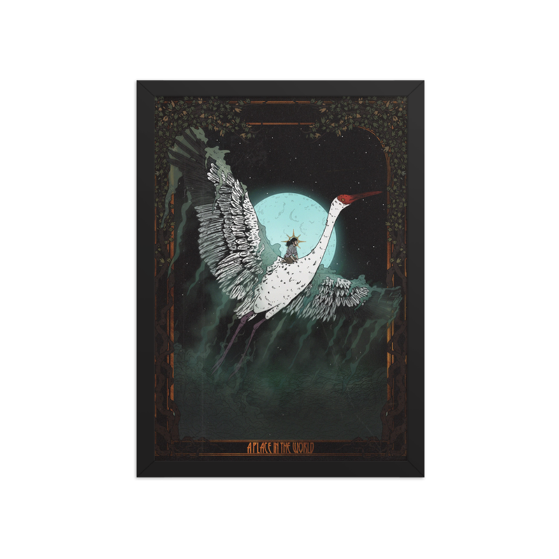 A Place in the World poster, A2 with black frame