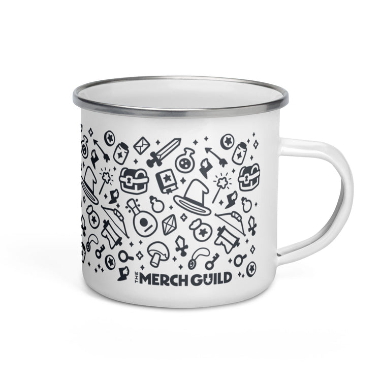 The Vendor's Wares Enamel Mug - The Merch Guild - The Merch Guild