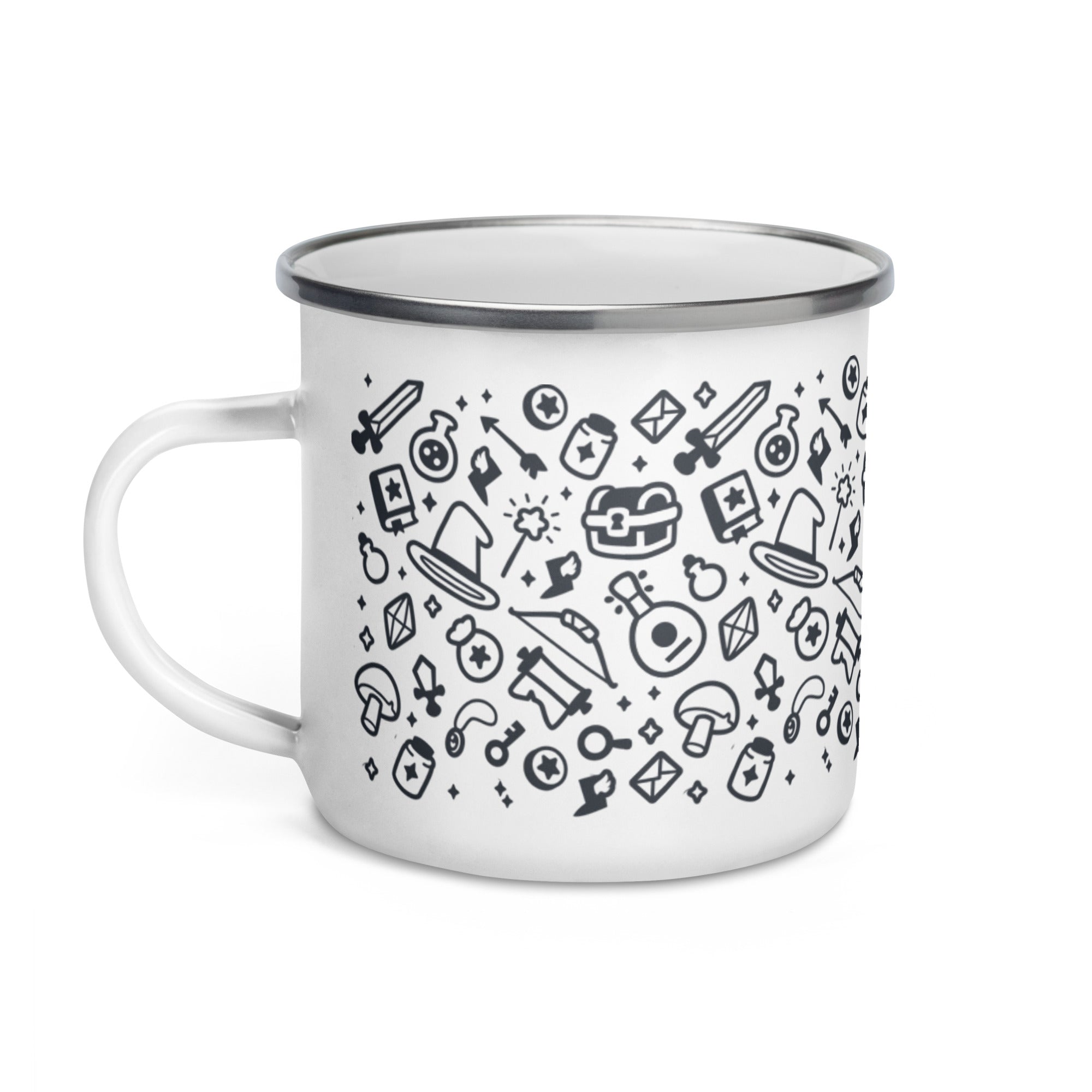 The Vendor's Wares Enamel Mug - The Merch Guild - The Merch Guild