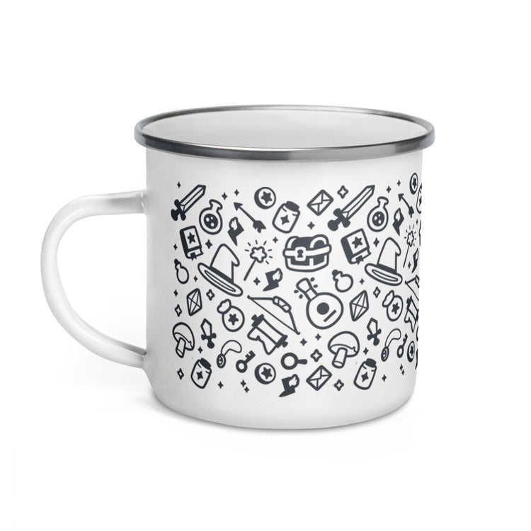 The Vendor's Wares Enamel Mug - The Merch Guild - The Merch Guild