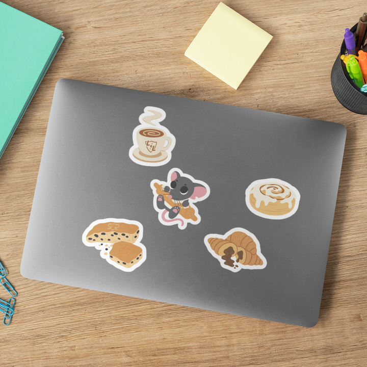 Thimble Sticker Set (Pre - Order) - Legends & Lattes - The Merch Guild