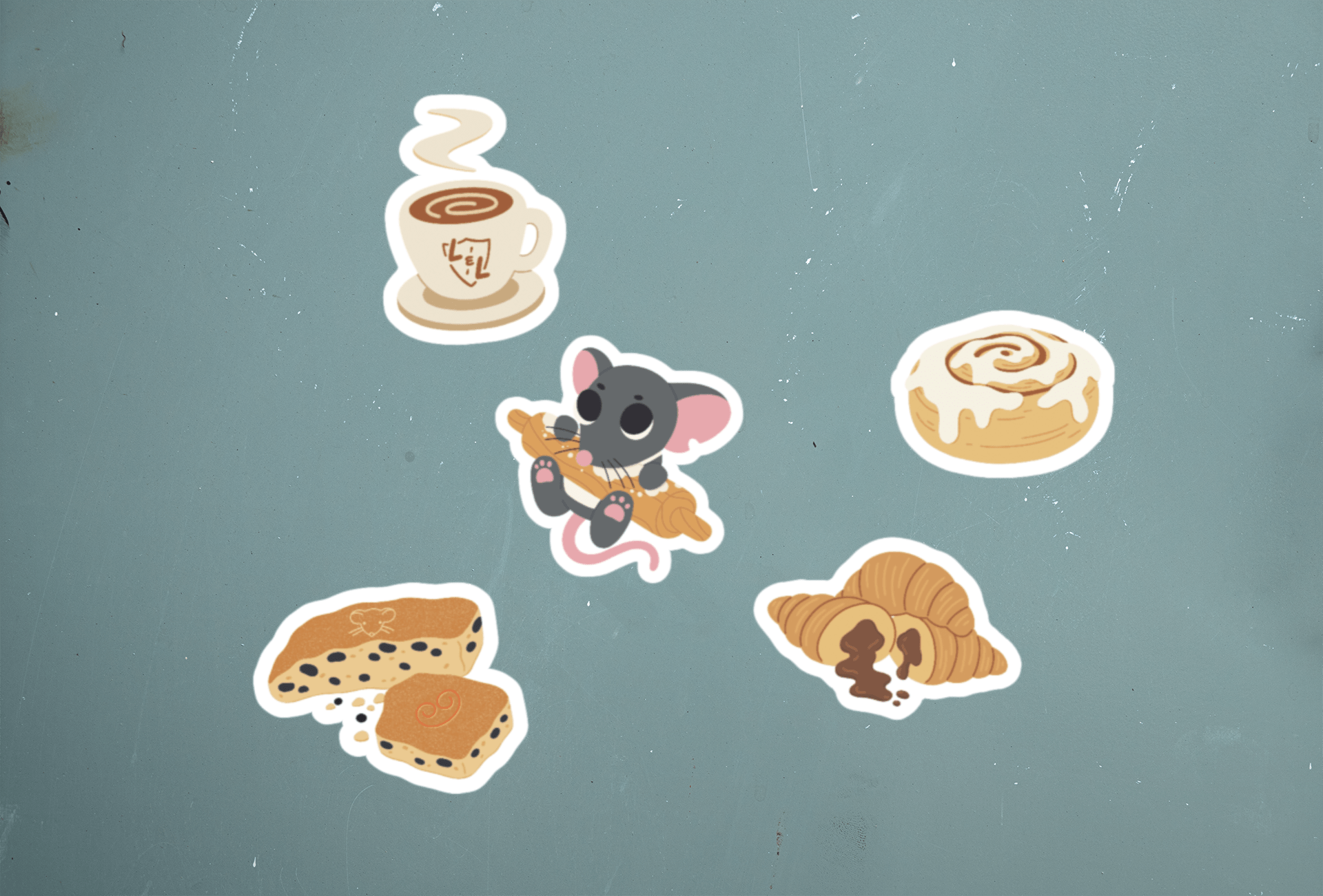 Thimble Sticker Set (Pre - Order) - Legends & Lattes - The Merch Guild