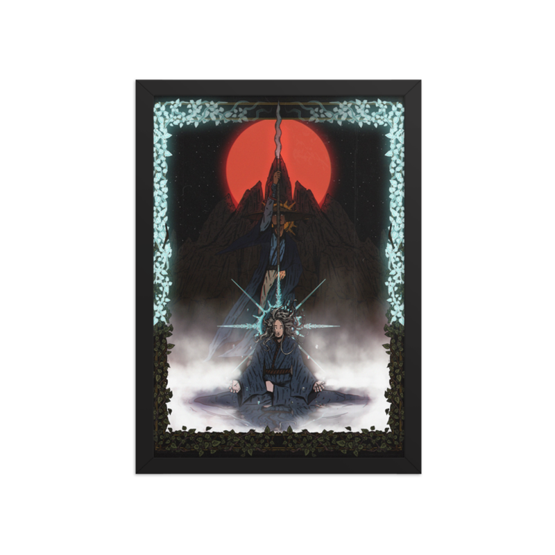 The Feral Daoist poster, A2 with black frame