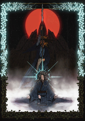 The Feral Daoist poster, full artwork. Sky Pride by Warby Picus