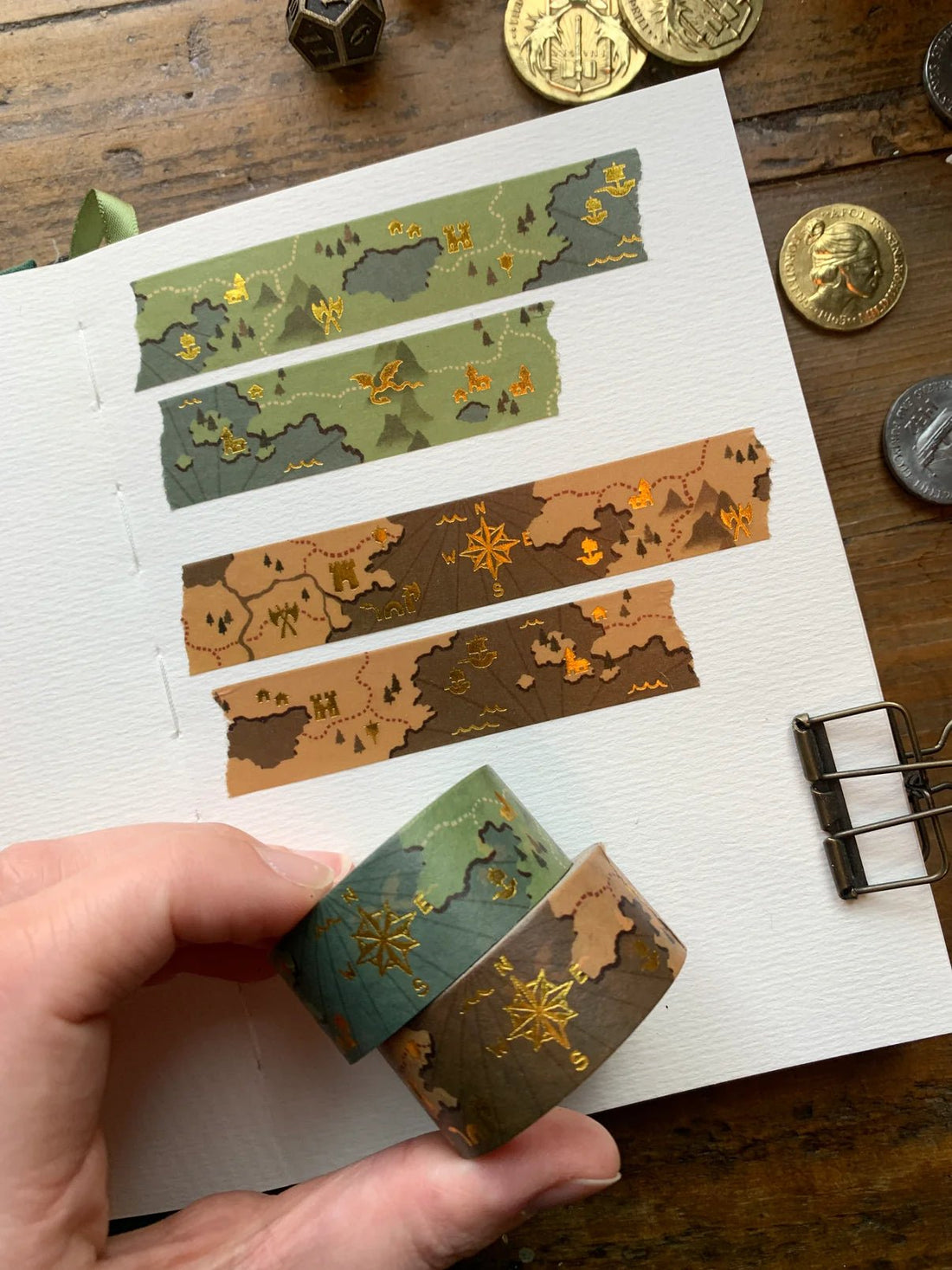 Washi Tape with Fantasy Map Design - The Merch Guild - The Merch Guild