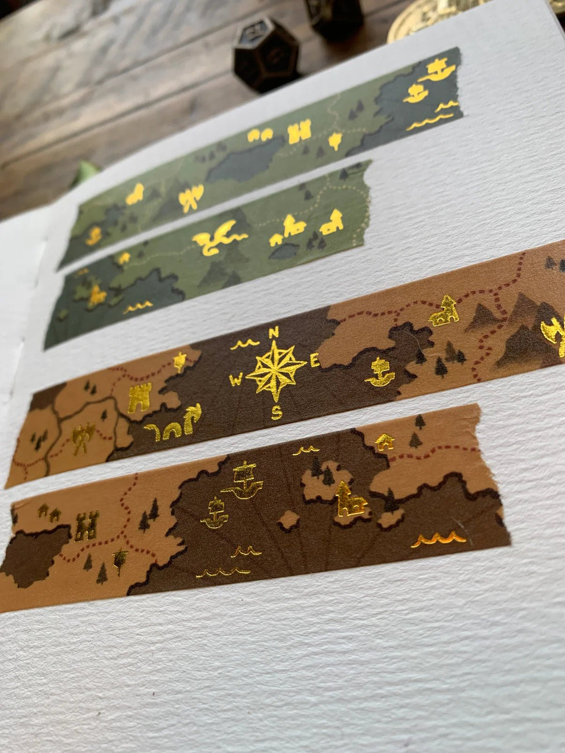 Washi Tape with Fantasy Map Design - The Merch Guild - The Merch Guild