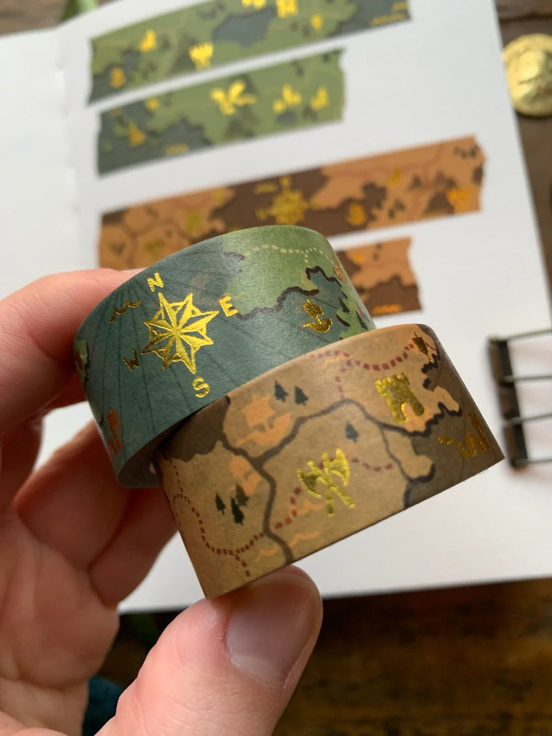 Washi Tape with Fantasy Map Design - The Merch Guild - The Merch Guild