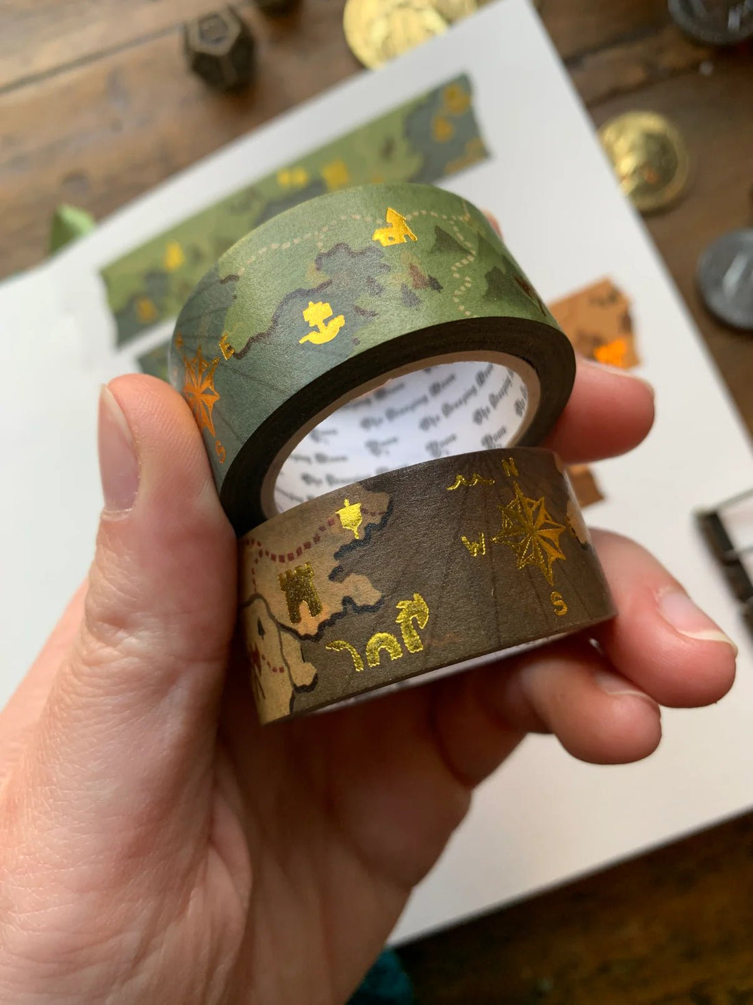 Washi Tape with Fantasy Map Design - The Merch Guild - The Merch Guild