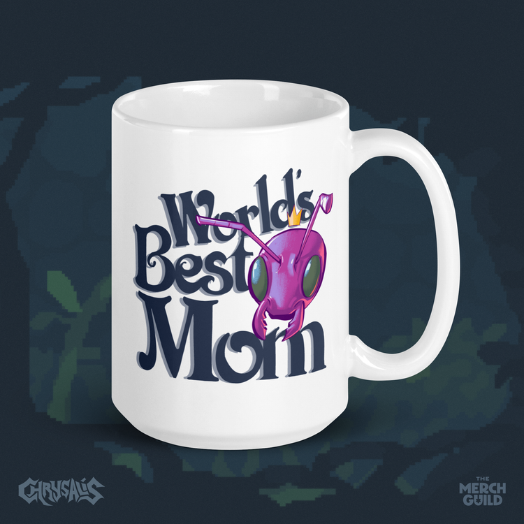 World's Best Mom Mug — 15 oz — Chrysalis by RinoZ — The Merch Guild