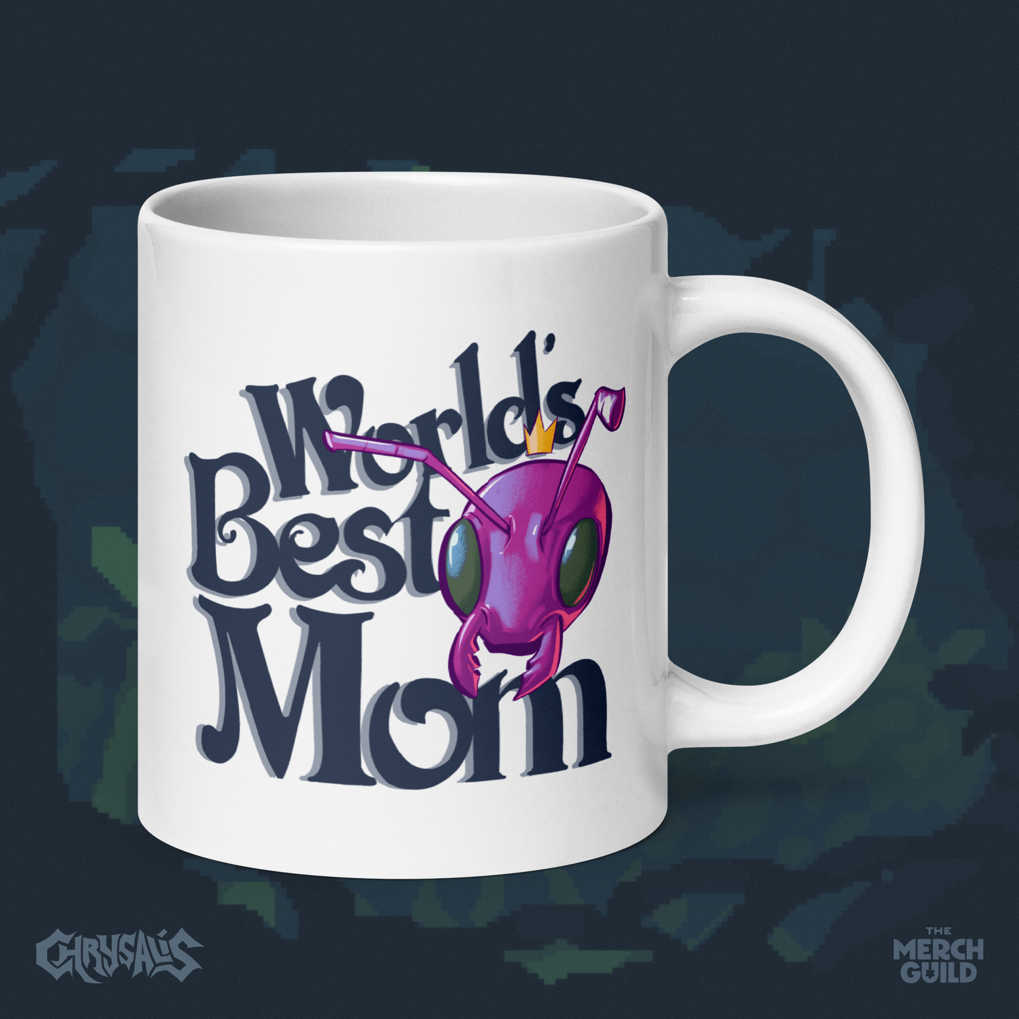 World's Best Mom Mug — 20 oz — Chrysalis by RinoZ — The Merch Guild