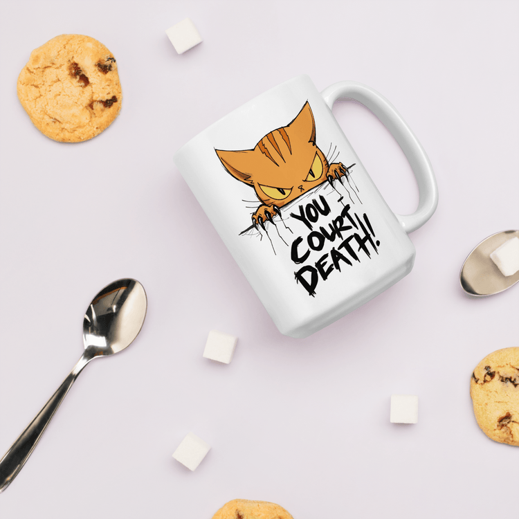 You Court Death Mug - Beware Of Chicken - The Merch Guild