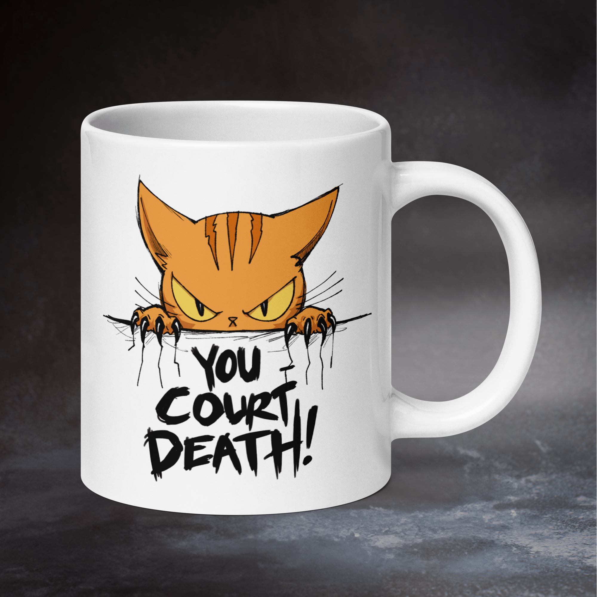 You Court Death Mug - Beware Of Chicken - The Merch Guild